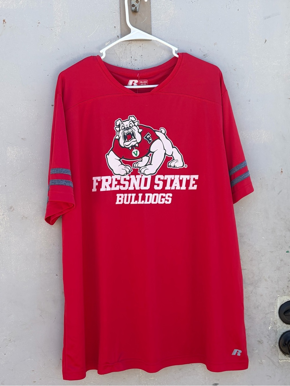 Russell Athletic Fresno State Bulldogs Red Graphic Tee